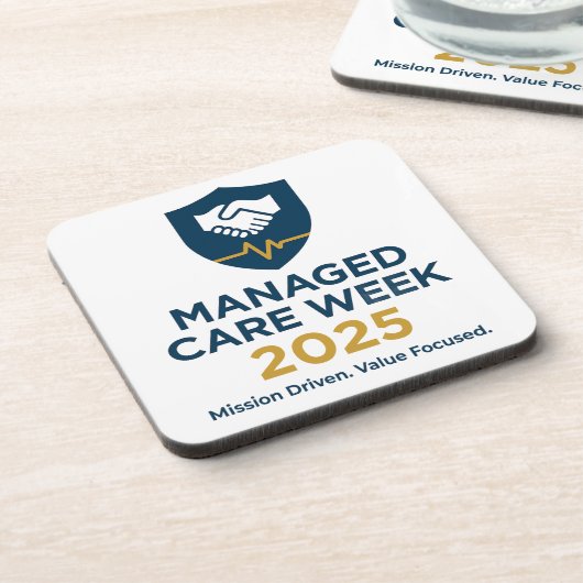 Managed Care Week 2025 - プラスチック コースター セット (左側)
