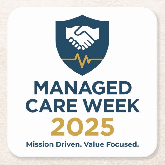Managed Care Week 2025 - ペーパーコースター (正面)