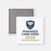 Managed Care Week 2025 - 直径2.25インチのマグネット マグネット (正面/裏面)