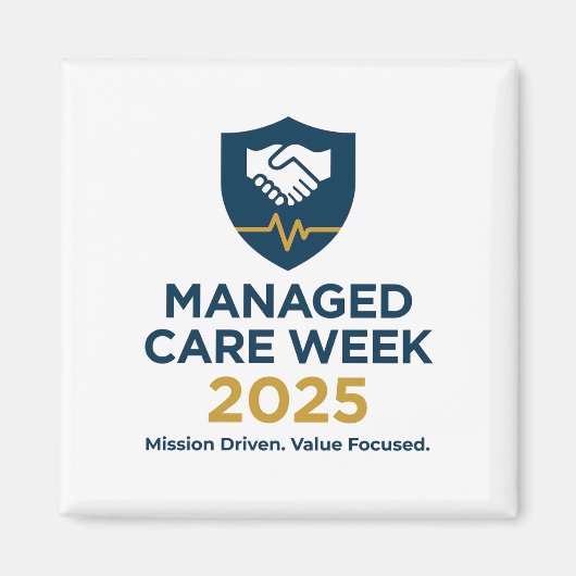Managed Care Week 2025 - 直径2.25インチのマグネット マグネット (正面)
