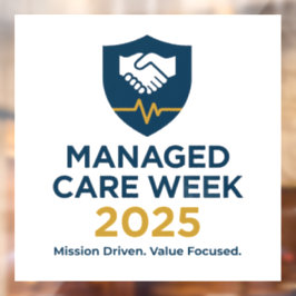 Managed Care Week 2025 - 4.00 x 4.00 Window Cling ウィンドウサイン
