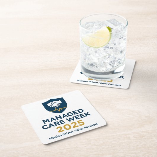 Managed Care Week 2025 - Paper Coasters スクエアペーパーコースター (インサイチュ)