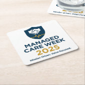 Managed Care Week 2025 - Paper Coasters スクエアペーパーコースター (アングル)