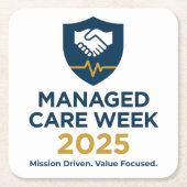 Managed Care Week 2025 - Paper Coasters スクエアペーパーコースター (正面)