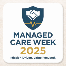Managed Care Week 2025 - Paper Coasters スクエアペーパーコースター