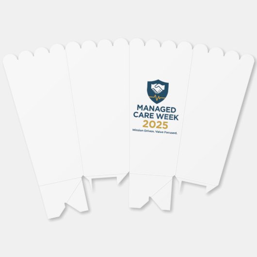Managed Care Week 2025 - Popcorn Box フェイバーボックス (見開き)