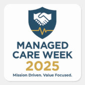 Managed Care Week 2025 - Sticker Sheet (20) スクエアシール (正面)