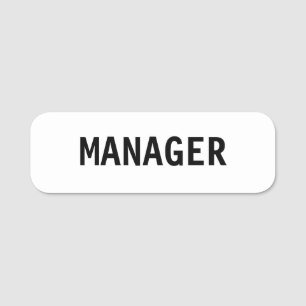 MANAGER編集可能文字名タグ 名札