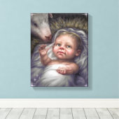 Manager Canvas Printの子 キャンバスプリント (インサイチュ (ウッドフロア))