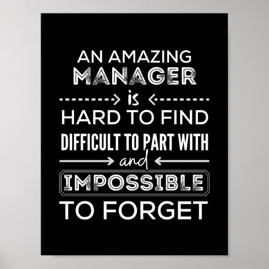 Manager, Gift For Manager, A Truly Great Manager ポスター (正面)