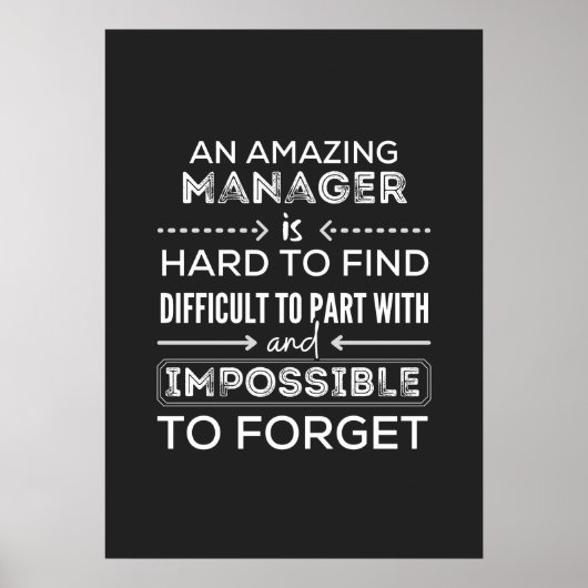 Manager, Gift For Manager, A Truly Great Manager ポスター (正面)