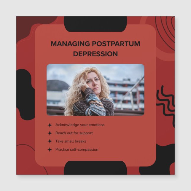 Managing Postpartum Depression Awareness Design (正面)