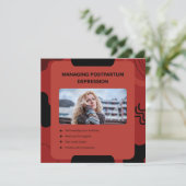 Managing Postpartum Depression Awareness Design シーズンカード (スタンド正面)