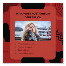 Managing Postpartum Depression Awareness Design