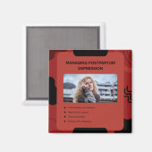 Managing Postpartum Depression Awareness Design マグネット (正面/裏面)