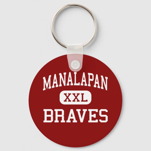 Manalapan - Braves - High – イギリス領ニュージャージー キーホルダー (正面)