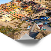 Manaola, Cinque Terre, Liguria，イタリア ポスター (角)