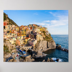 Manaola, Cinque Terre, Liguria，イタリア ポスター