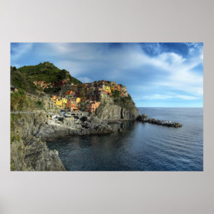 Manarola、イタリア ポスター