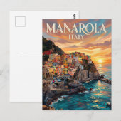 Manarola Italy ポストカード (正面/裏面)
