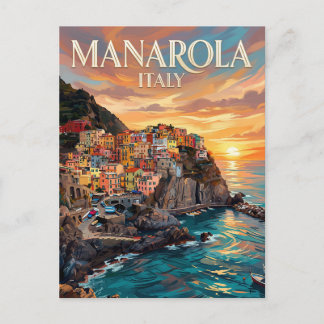 Manarola Italy ポストカード