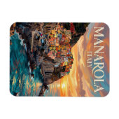Manarola Italy マグネット (横)