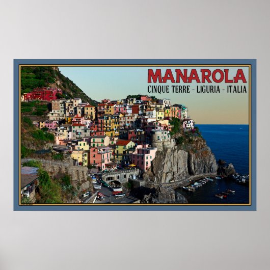 Manarola Town ポスター (正面)