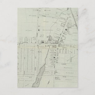 Manasquan、ニュージャージーの地図 ポストカード