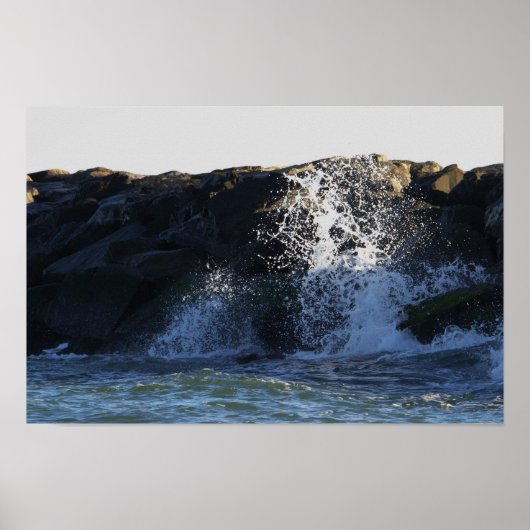 Manasquan Jetty Wavesポスター ポスター (正面)
