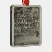 Manasquan、NJのジョンSロジャースの住宅 メタルオーナメント (右)