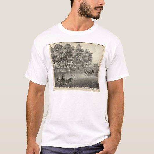 Manasquan、NJのジョンSロジャースの住宅 Tシャツ (正面)