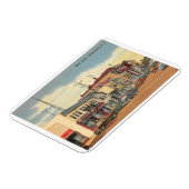 Manasquan NJ、Main St、ヴィンテージ マグネット (左側)