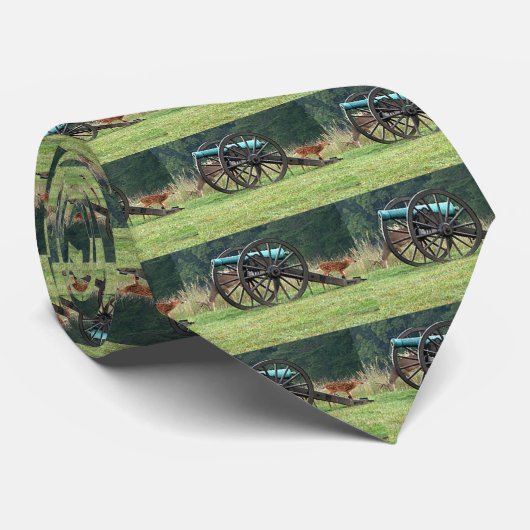 Manassasの戦場のシカの大砲 ネクタイ (ロール)