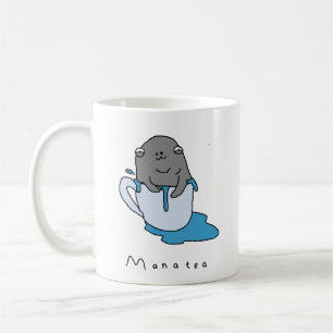 Manatea のおもしろいな喜劇的な茶マグ コーヒーマグカップ