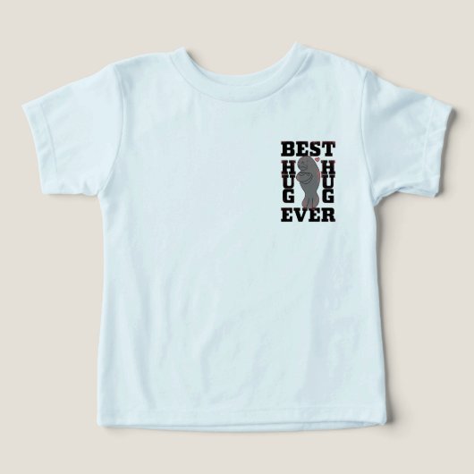 Manatee - Best Hug Ever - Hug - ASL Design (デザイン正面)