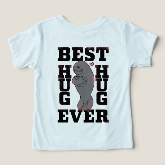 Manatee - Best Hug Ever - Hug - ASL Design (デザイン裏面)
