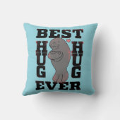 Manatee - Best Hug Ever - Hug - ASL Design クッション (裏面)