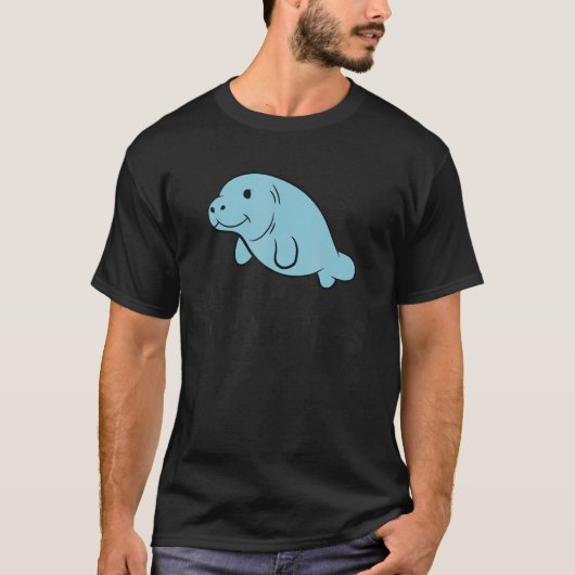 Manatee Floaty Potato Save The Manatees Tシャツ (正面)