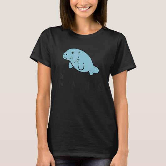Manatee Floaty Potato Save The Manatees Tシャツ (正面)