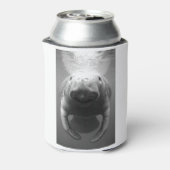 Manatee in Black and White 缶クーラー (缶裏面)