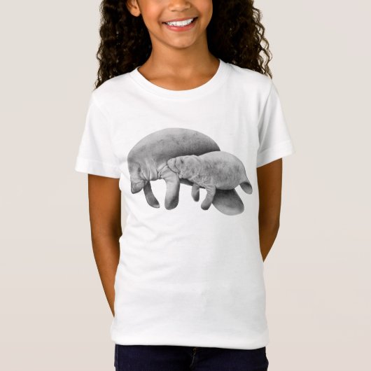 Manatee Mother and Calf Tシャツ (正面)