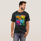 Manatee Pop Illustration Colorful Animal Women Tシャツ (正面フル)