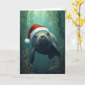 Manatee the Season Bright カード (黄色い花)
