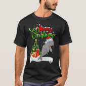 Manatee   Xmas Decorations Santa Manatee Christmas Tシャツ (正面)