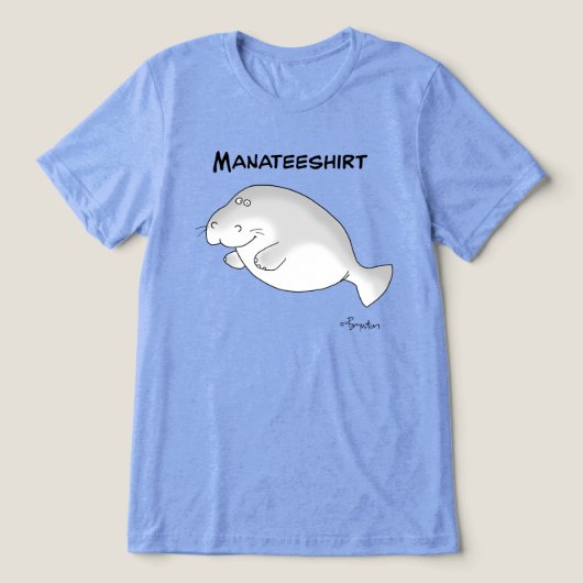 MANATEESHIRTバイサンドラボイントン トライブレンドTシャツ (デザイン正面)