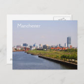 ManchesterからSalford Quaysはがき ポストカード (正面/裏面)