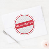 Manchester City Pride Emblem – English Identity ラウンドシール (封筒)