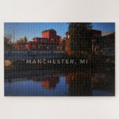 Manchester Michigan Puzzle ジグソーパズル (横)