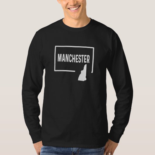 Manchester New Hampshire NH - Home Hometown Vacati Tシャツ (正面)