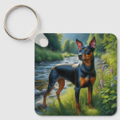 Manchester Terrier キーホルダー (正面)